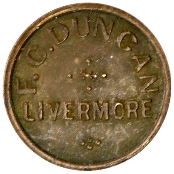 F.C. Duncan/Brunswick Token [190991]