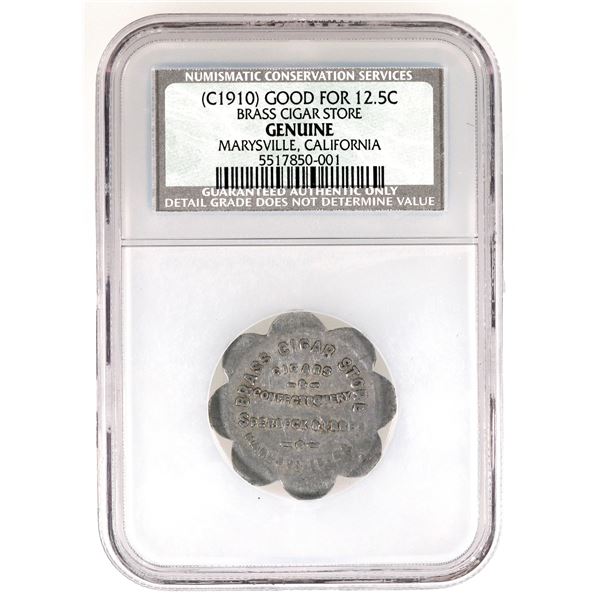 Brass Cigar Store Token [192516]