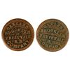 Image 1 : Brooklyn & Fruitvale Railroad Tokens (2 types) [193021]