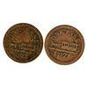 Image 2 : Brooklyn & Fruitvale Railroad Tokens (2 types) [193021]