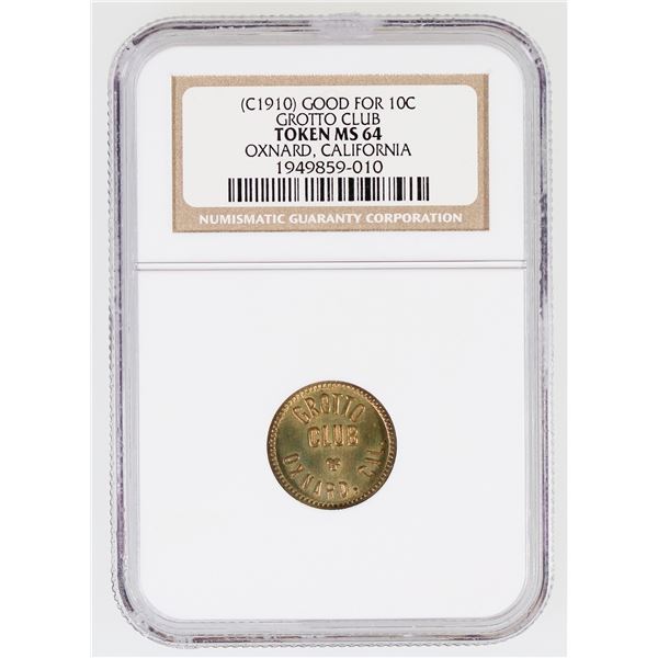 Grotto Club Token: MS 64 [192147]