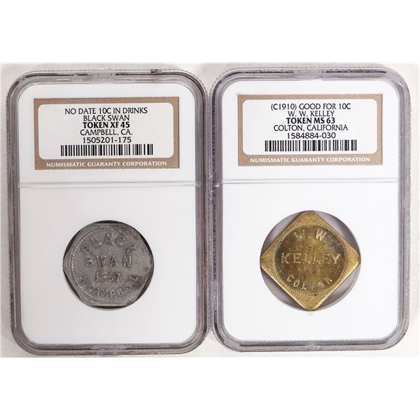 California Graded Tokens (2) [192149]