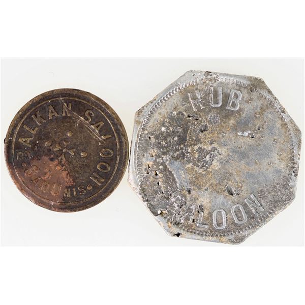 Tonopah Saloon Tokens (2) [191888]