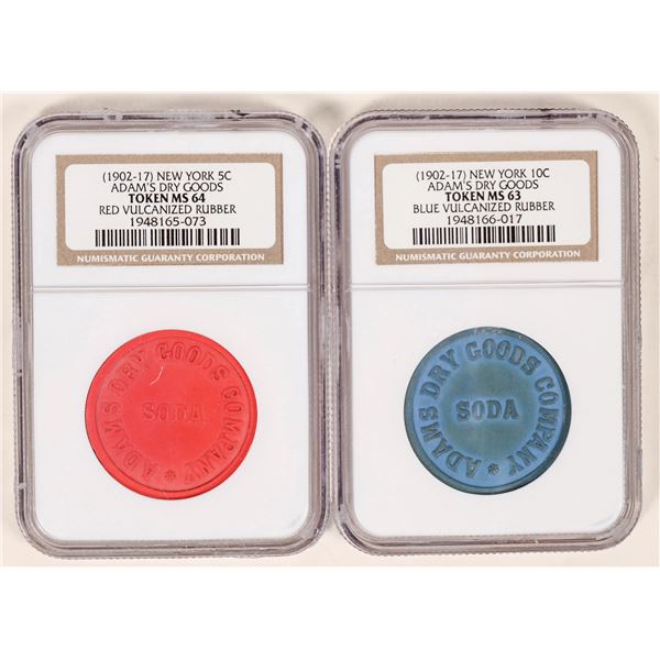 Adams Dry Goods Tokens: High Grade (2) [192518]