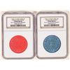 Image 1 : Adams Dry Goods Tokens: High Grade (2) [192518]