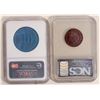 Image 2 : Adams Dry Goods/ John Schuh's Saloon Tokens (2) [192523]