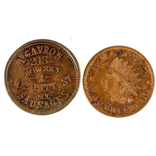 Civil War Store Cards (2) [193023]