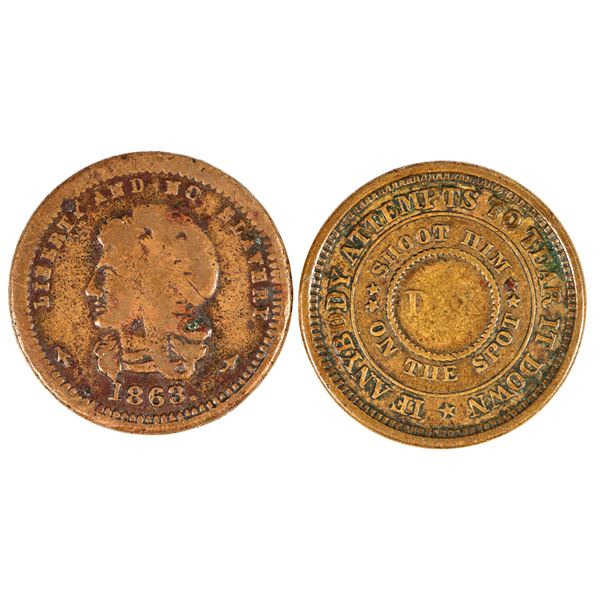 Civil War Political Tokens (2) [193022]