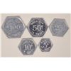 Image 2 : Kanto Base Command Airmen's Open Mess Tokens (5 denominations) [192520]