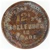 Image 1 : Collender Brass token, GS 12 1/2c. Western [190763]