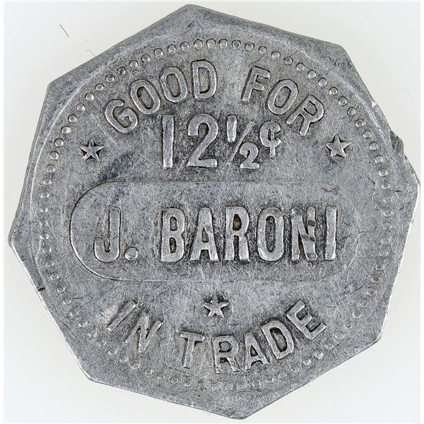 J. Baroni BBC Aluminum, octagonal token [190762]