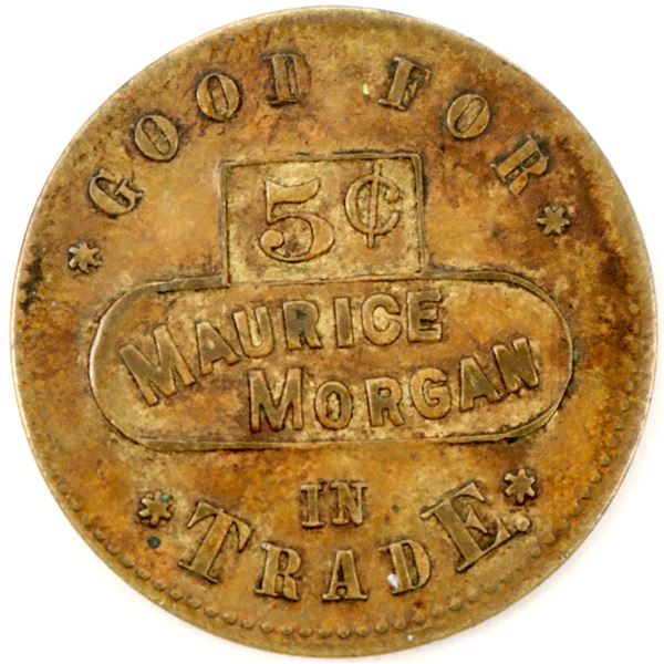 Maurice Morgan Brunswick Balke Collender Token [190996]