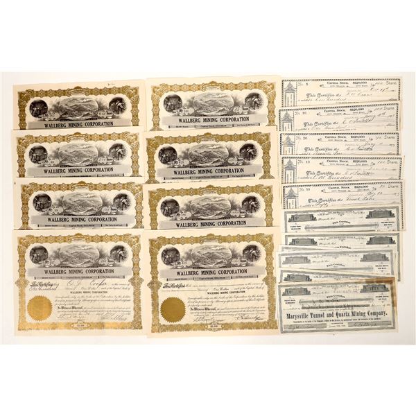 Marysville Mining Stocks Collection, 1896-1934 [191896]