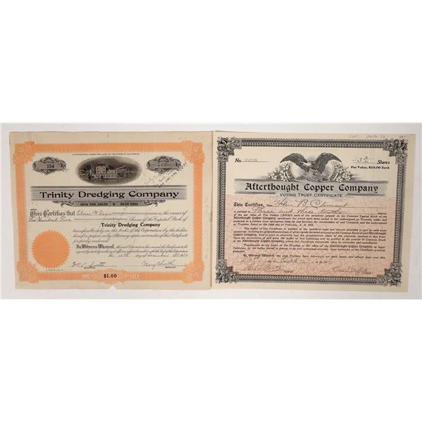 Shasta-Trinity Stock Duo, 1916-32 [192571]