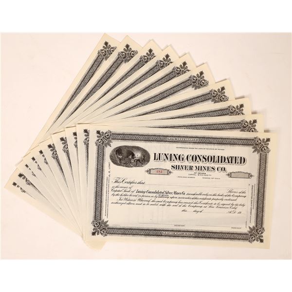 Luning Cons. Silver Stocks, 10 [192184]