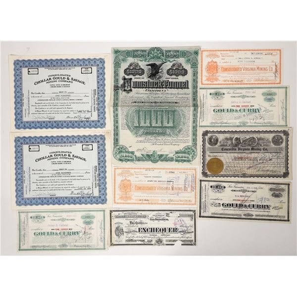 Comstock Mining Stocks and a Bond, 10 [192464]