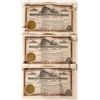 Image 1 : Hercules Mines of Nevada Stock Trio, 1921, Rare [192114]