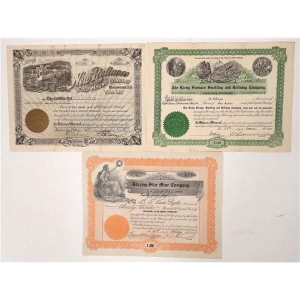 South Dakota Mining Stocks, 3, 1908-17 [192472]