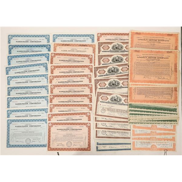 Hudson, Lincoln, Kaiser & Nash Stocks, 70 [190963]