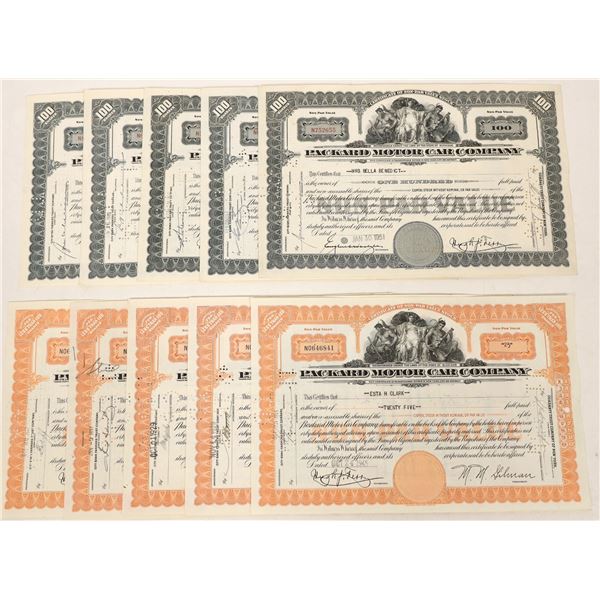 Packard Motor Car, 2 Different, 10 Total [190946]