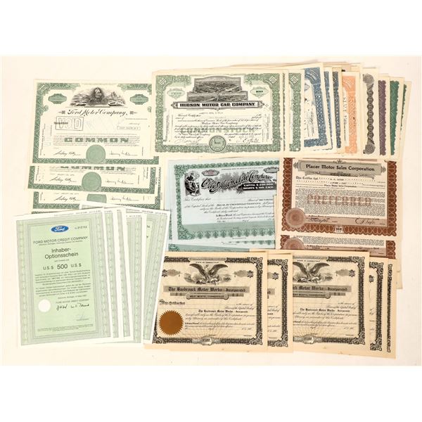 US Automobile Stock Assortment, New and Old [190976]