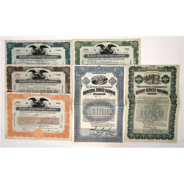 San Francisco Street Rail Stocks and Bonds, 6 [192083]