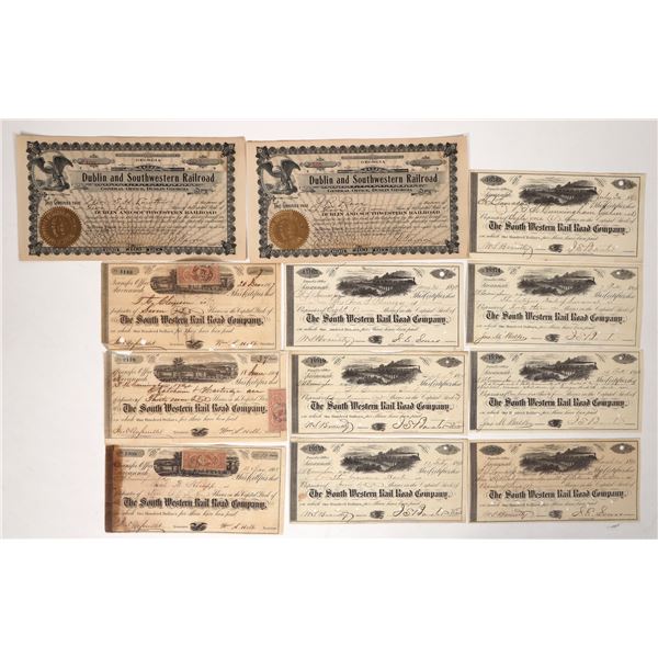 South Western RR Stocks, 12, 1867-1905 [192618]