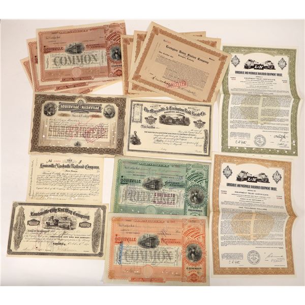 Kentucky RR Stocks and Bonds, 13, 1870-1971 [192620]