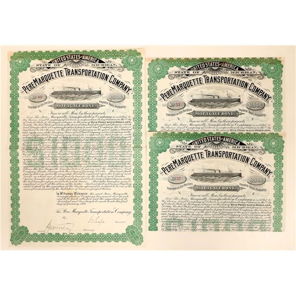 Pere Marquette Transportation Bonds, 1897, 3 [189813]