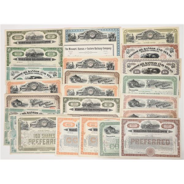 Missouri, Kansas and Texas RW Stock Collection [192333]