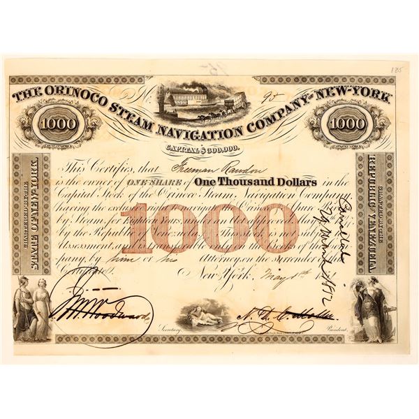 Orinoco Steam Navigation Company Stock [191393]