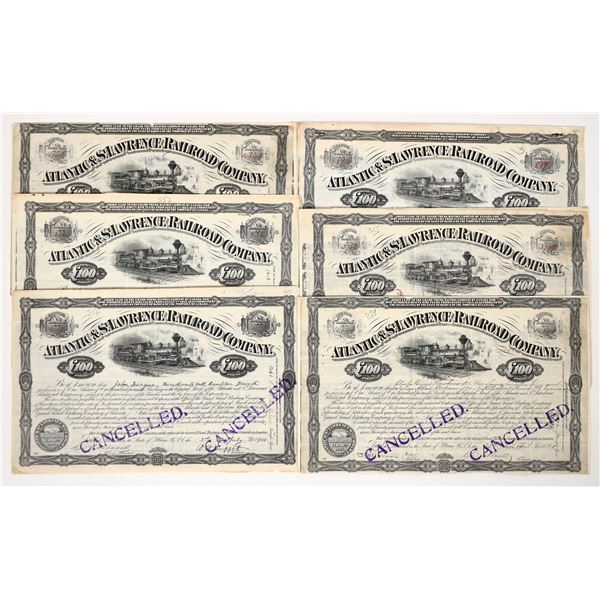 Atlantic & St. Lawrence Railroad Bonds, 6, 1884-1908 [191484]