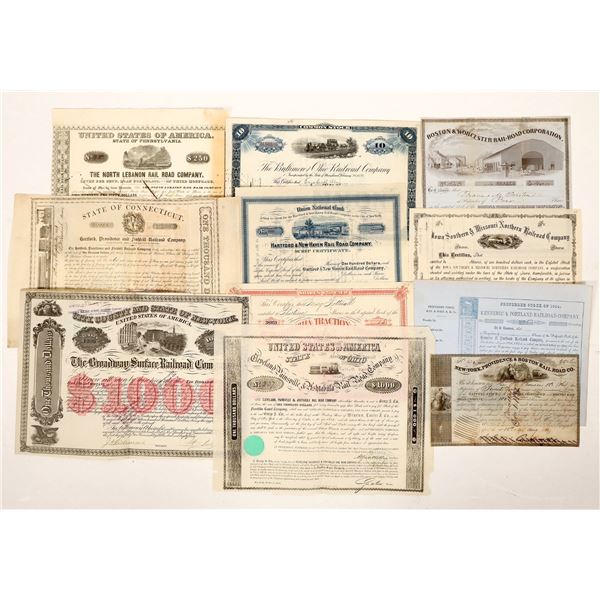 Misc. U.S. Railroad Stocks Group [191443]