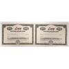 Image 1 : Inyo-Mono National Bank  Stock Certs (2) [193337]