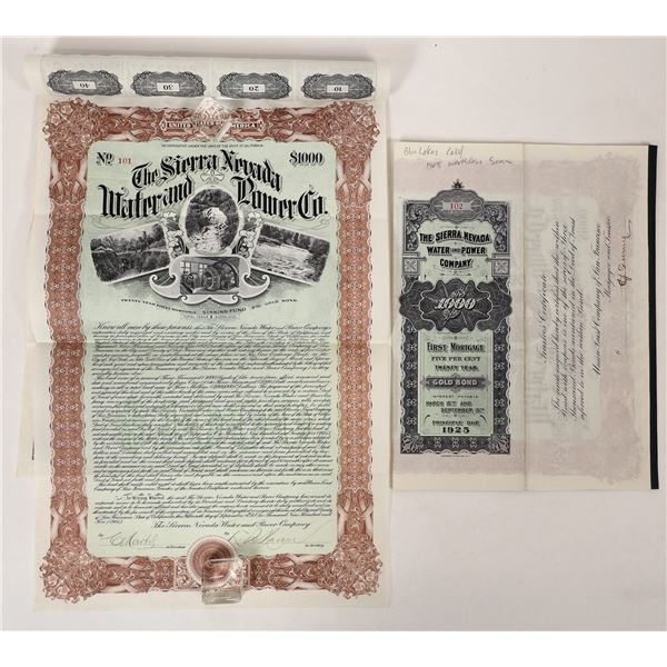 Scam Water Bond: Sierra Nevada Water and Power Company [192974]