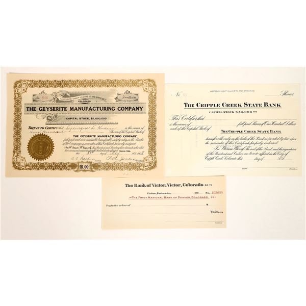 Colorado Bank Stocks [191299]