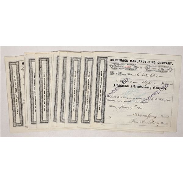 Merrimack Manufacturing Stocks, 11, 1900-03 [192276]