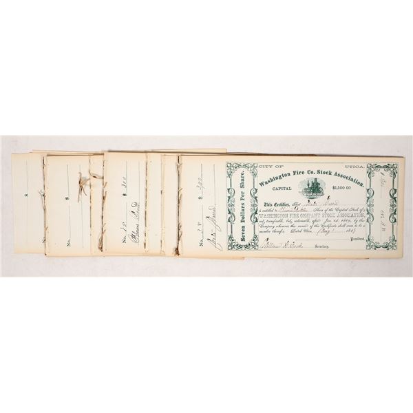 Washington Fire Co. Stock Book, 1860s [192006]