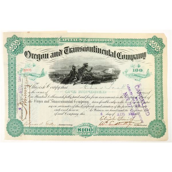 Oregon & Transcontinental Co. Stock [191366]