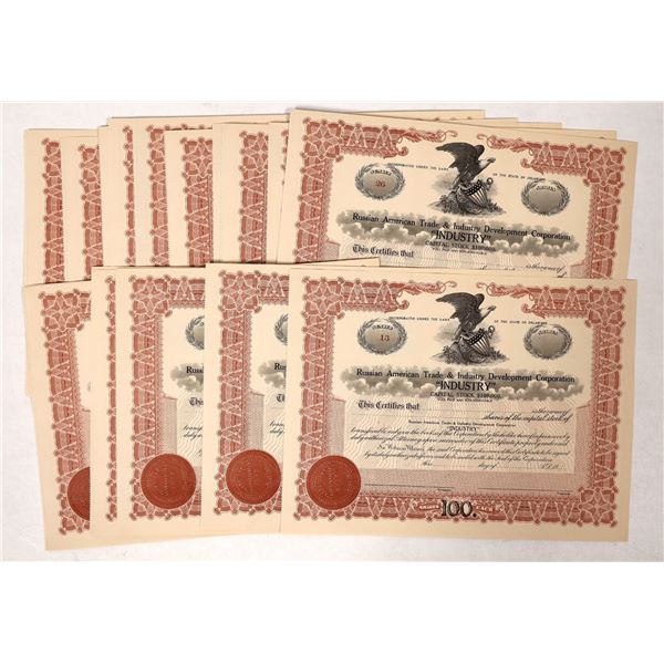 Russian American Trade & Industry Dev. Stocks, 50 [192278]
