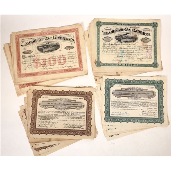 American Oak Leather Stocks, 4 Different, 40 [192729]
