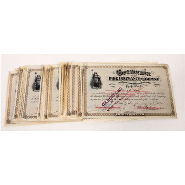 Germanica Fire Insurance Stocks, 45, 1880-84 [192291]