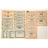 Image 1 : Leather Company Stocks, 4 Different, 32 Total [191236]