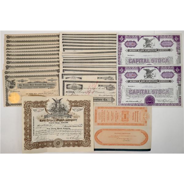 Lumber Stocks & 1 Bond, 6 Different with Dupes [191042]