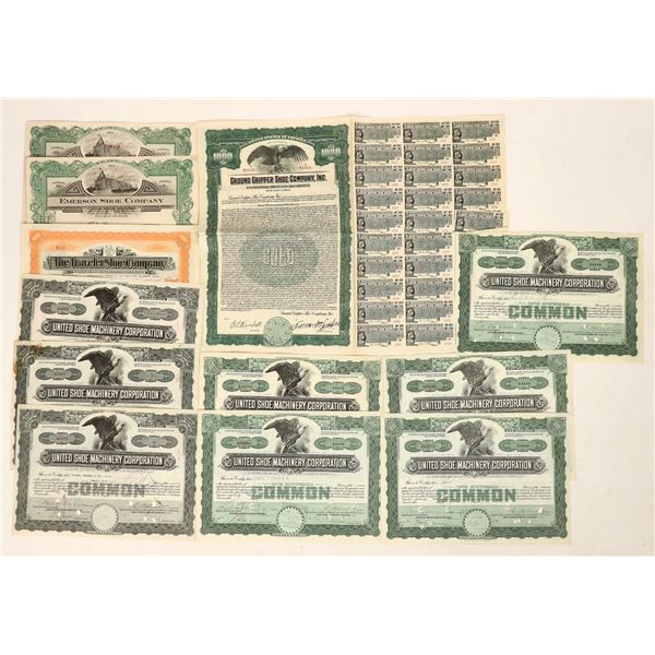 Shoe Stocks and Bond, 5 Different, 14 Total [191232]