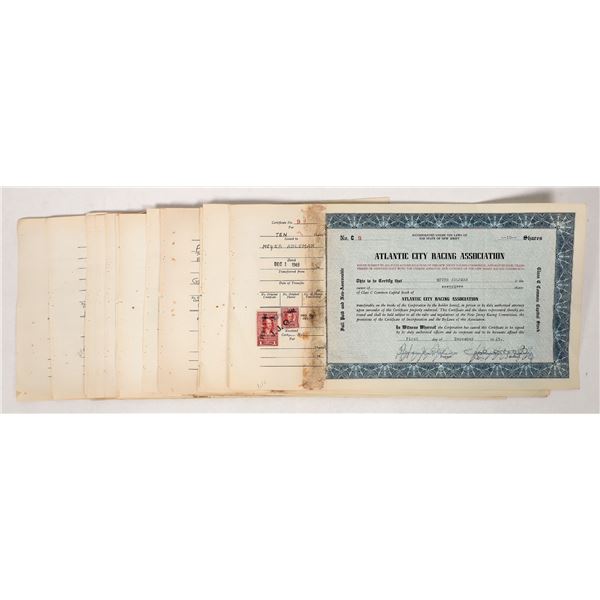 Atlantic City Racing Assoc. Stocks, 30 [192298]