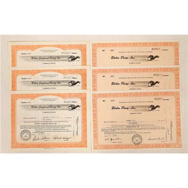 Greyhound Racing Stocks, 6 [191089]