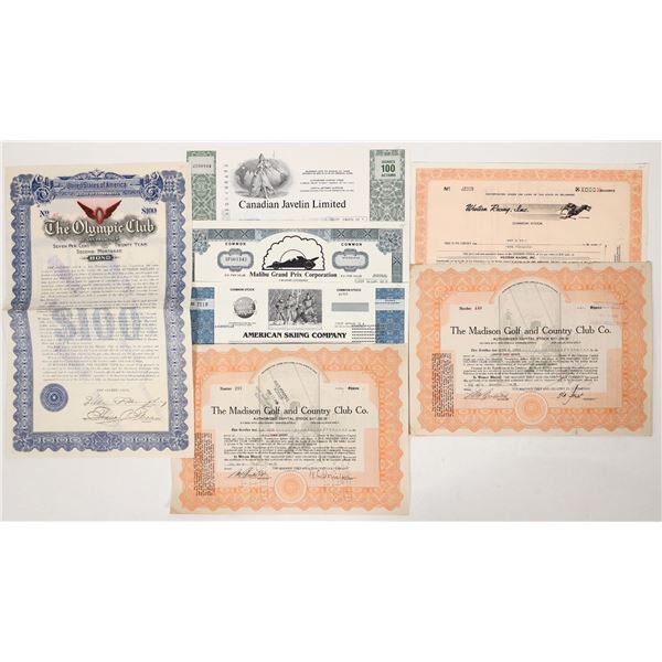 Sporting Stocks Collection, 1915-2004 [192171]