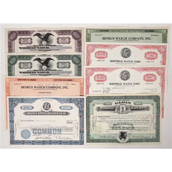 Watch Companies Stock Collection, 1926-1973 [192009]
