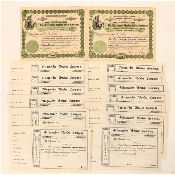 Wool Stocks, 2 Different, 15 Total [191262]